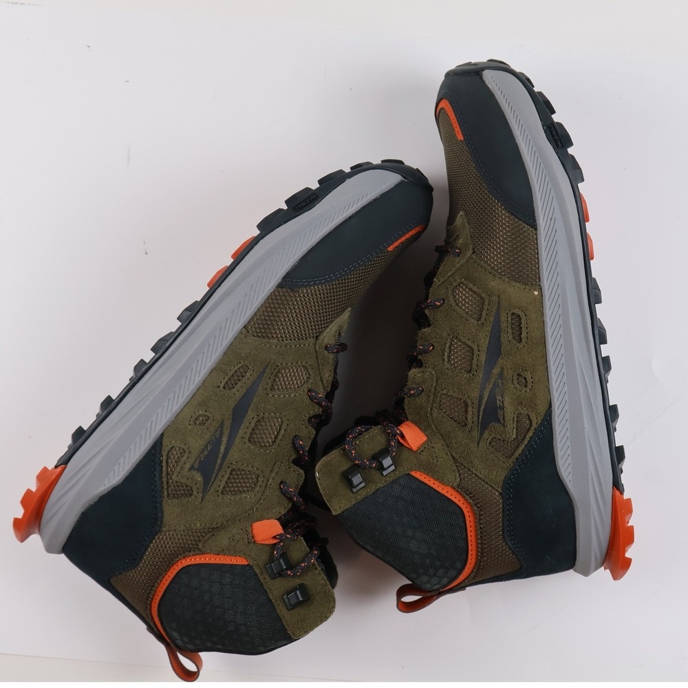 Altra Lone Peak Hiker 3 Dusty Olive Green Orange 10.5 MSRP 150 - Picture 5 of 7